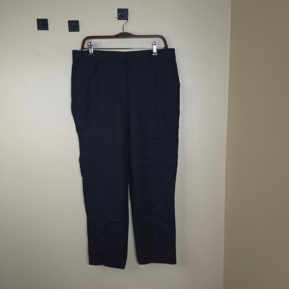 Ann Taylor The High Rise Eva Ankle Pant in Black Size 12